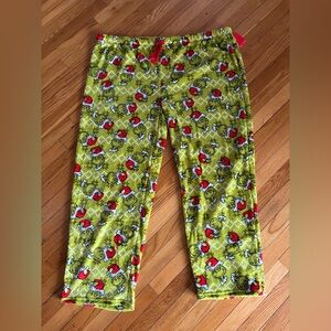 NWT Grinch Pajama Sleep Pants Green Red Women’s Sz. 2XL Santa Grinch! So Soft